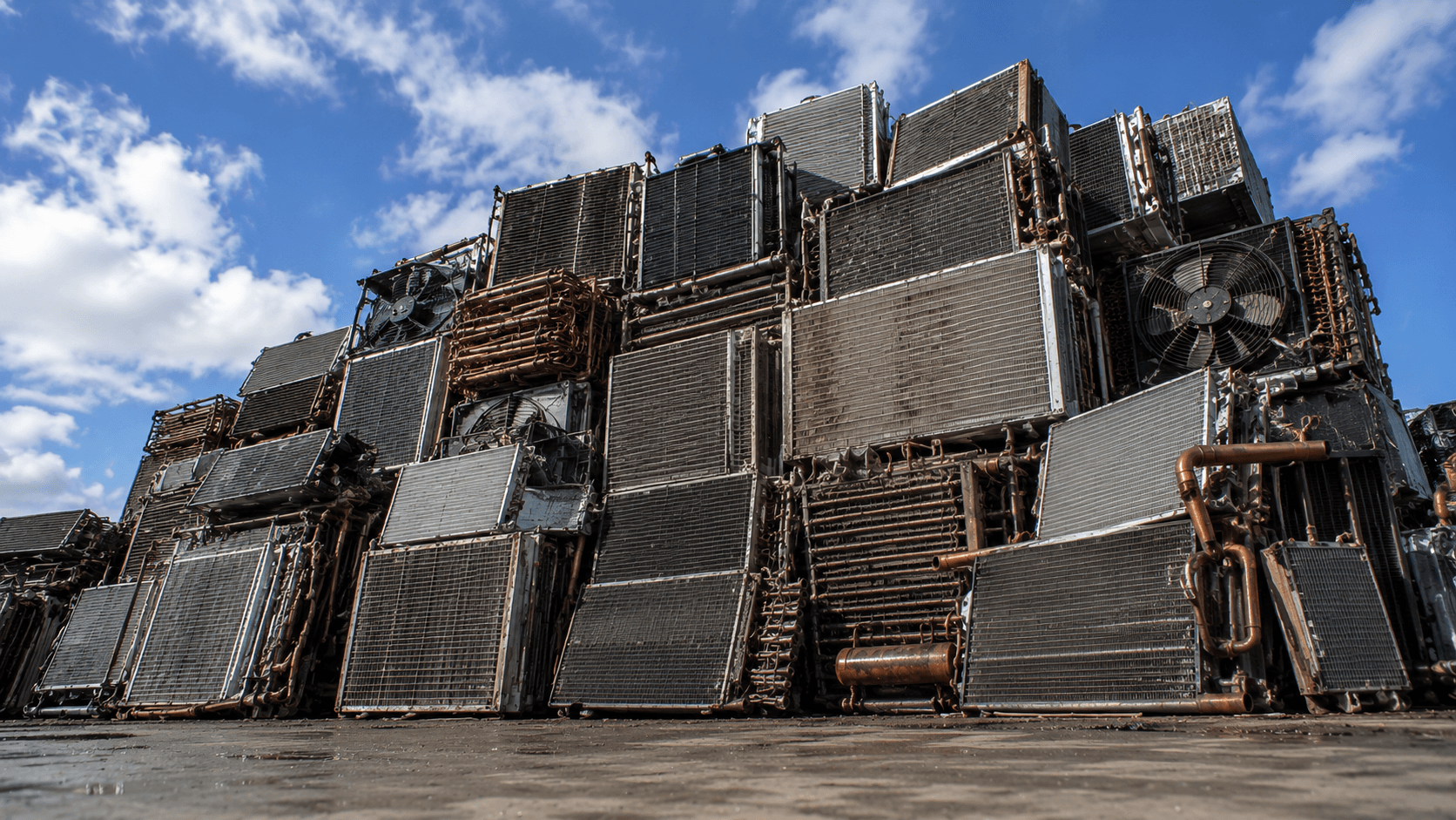 Radiator & AC Scrap — metal scrap material