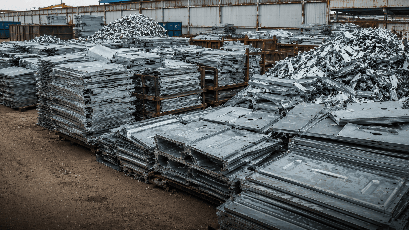 GI Press — metal scrap material