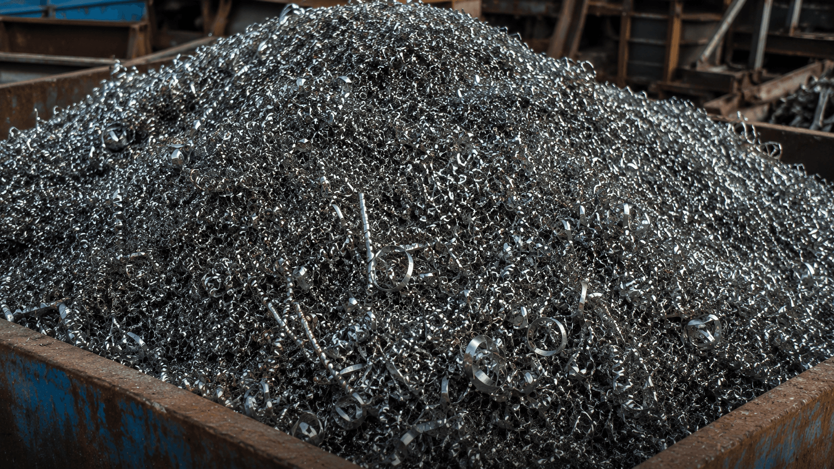 Iron Steel Turning — metal scrap material