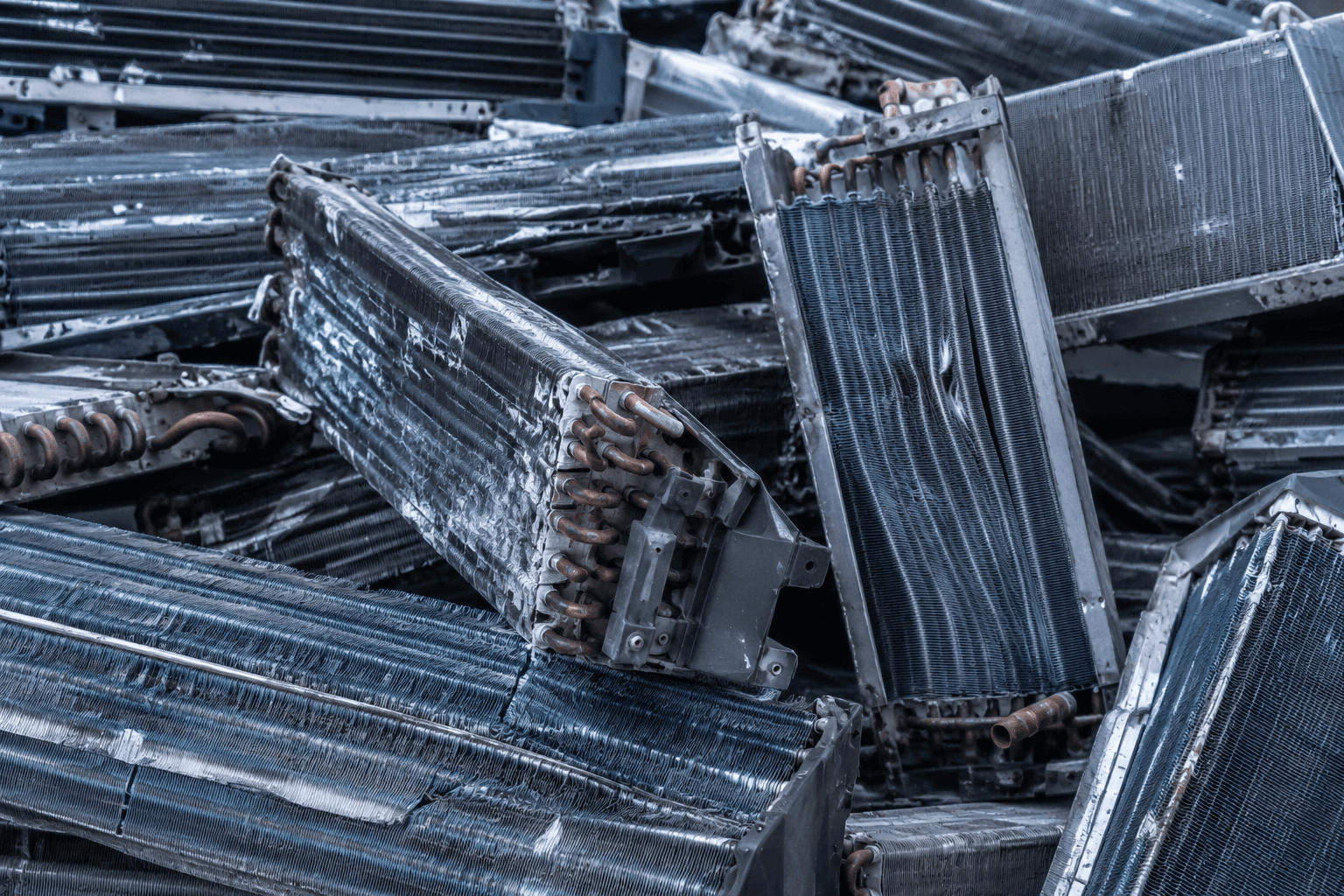 HVAC radiators, AC coils, and heat exchanger scrap materials