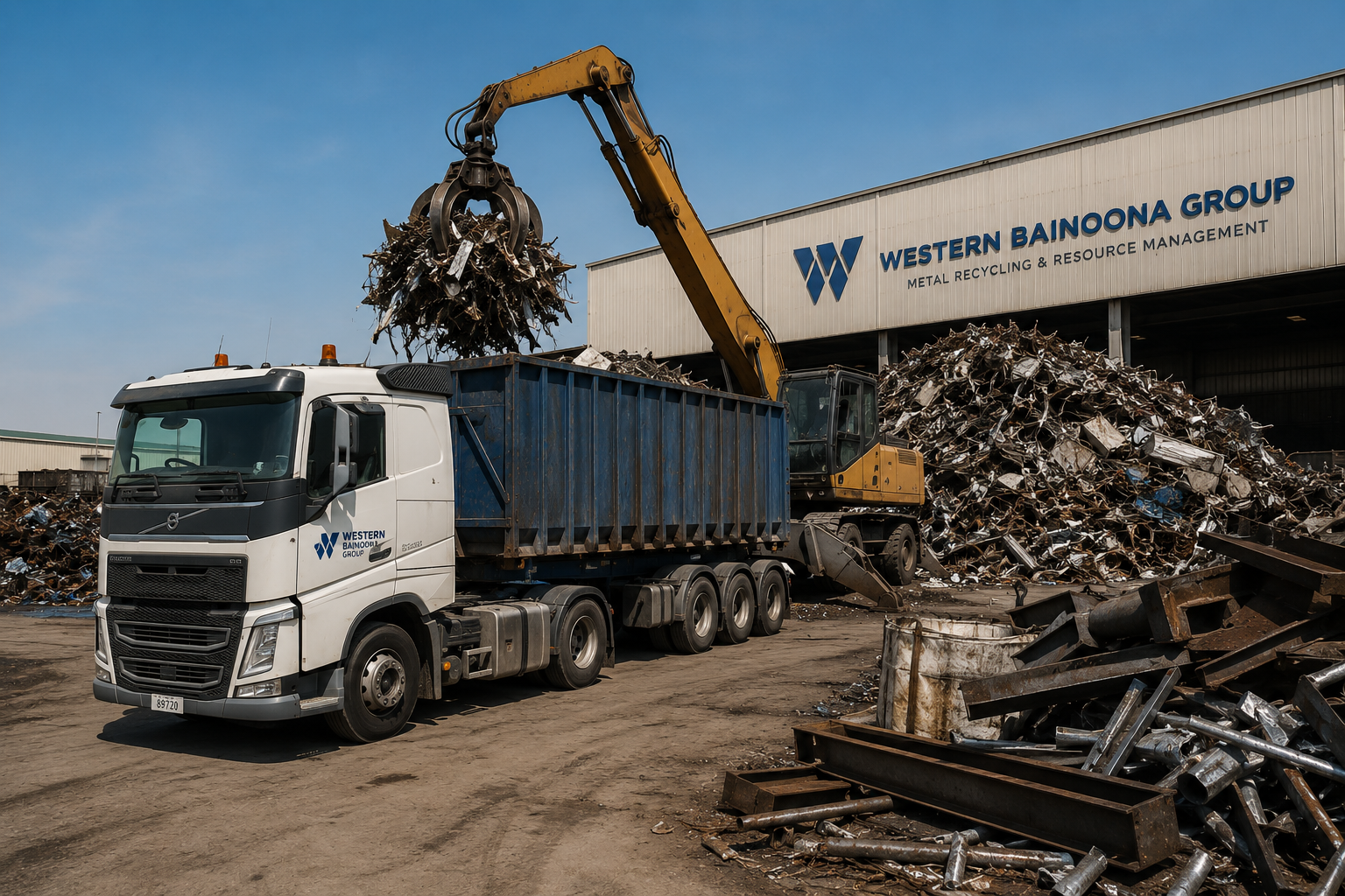 Construction scrap collection and haulage for Western Bainoona Group UAE